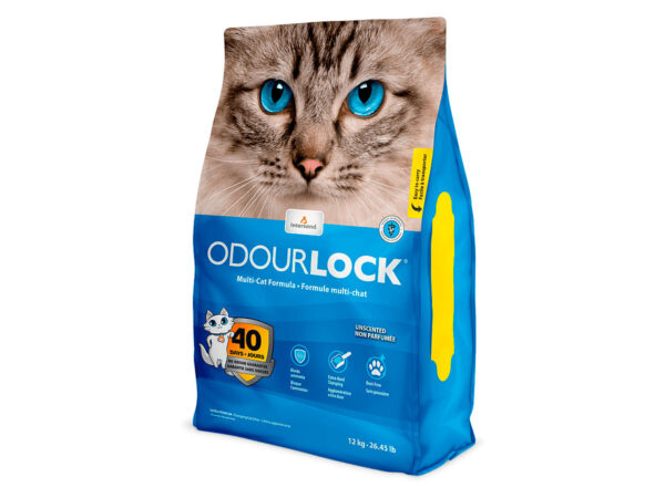 arena aglomerante odourlock para gatos